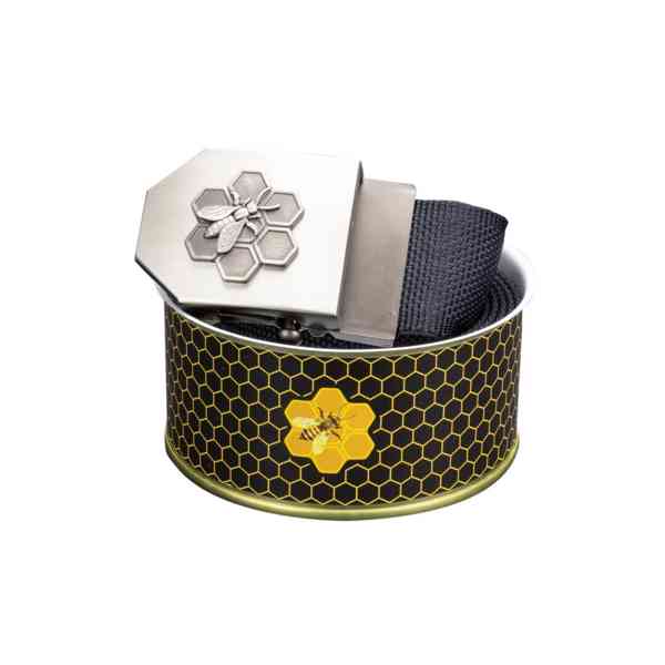 Opasek dárkový včelařský Včelka 4 cm - černý - foto 5
