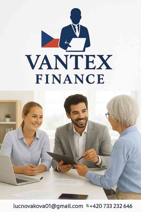 Spolehlivá a transparentní nabídka úvěru – VANTEX FINANCE