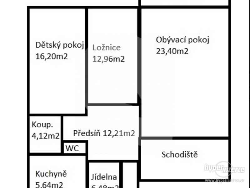 Prodej cihlového bytu OV 3+1 89 m², ulice Brněnská,Prostějov - foto 14