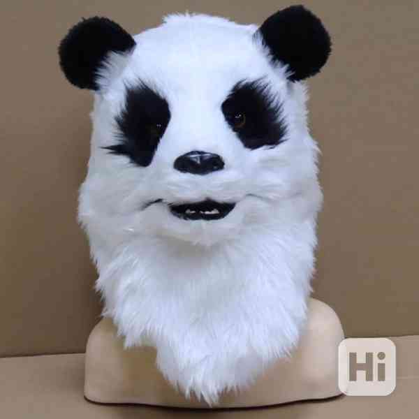 Prodám zvířecí (nebo masopustní) masku medvídka pandy 400 Kč - foto 4