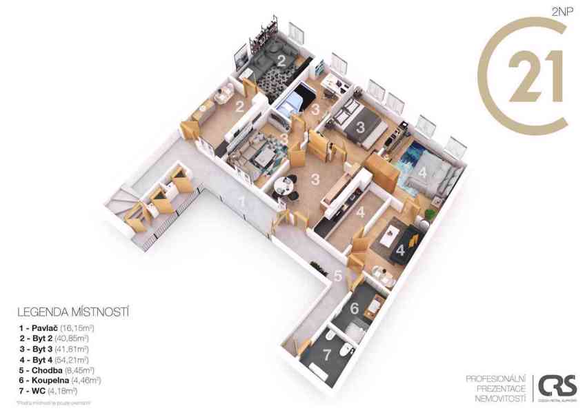 Prodej bytového domu zastavěná plocha 353 m2 se zahradou 387 m2, Praha - Libeň - foto 11