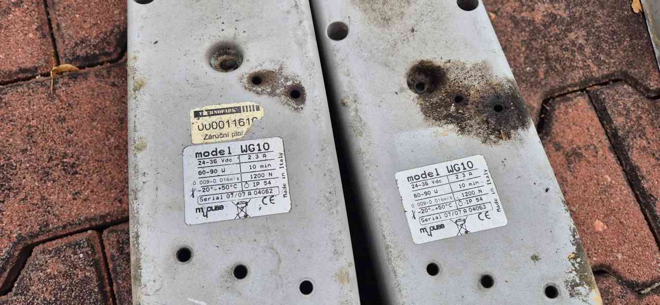 Pohon dvoukřídlé brány Nice + řídící jednotka plně funkční - foto 5