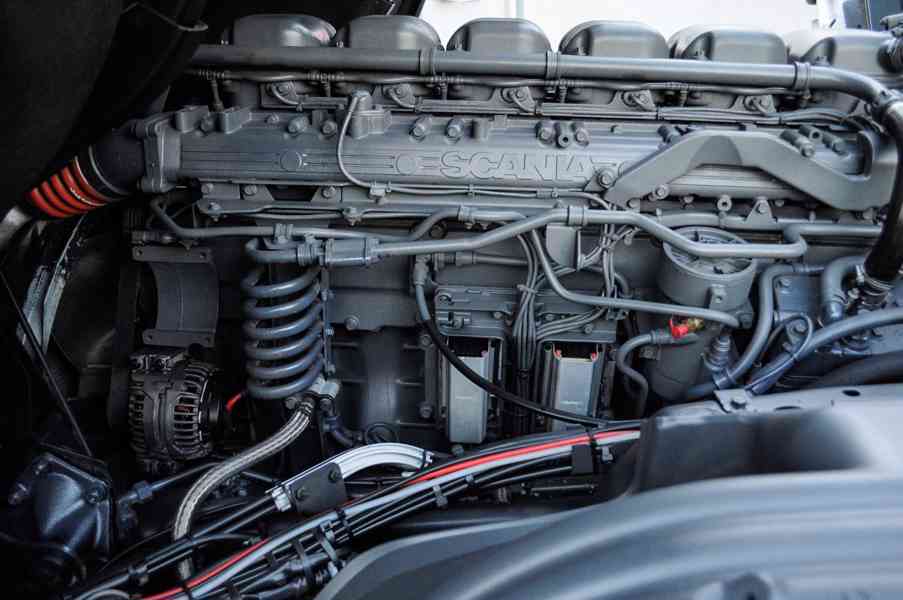 SCANIA P380 6X4 SKLÁPĚČ / VYKLÁPĚČ + HYDRAULICKÁ RUKA EURO4 - foto 78