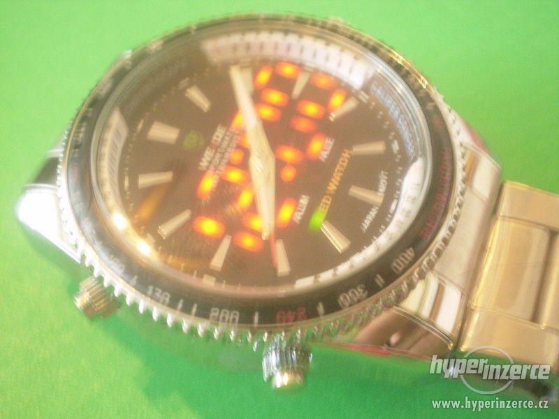 multifunkční hodinky WEIDE LED DISPLEJ - foto 5