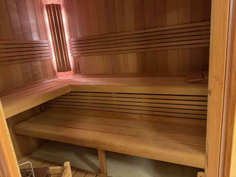 Finská suchá rodinná sauna, výroba od Sauny Salus. - foto 4