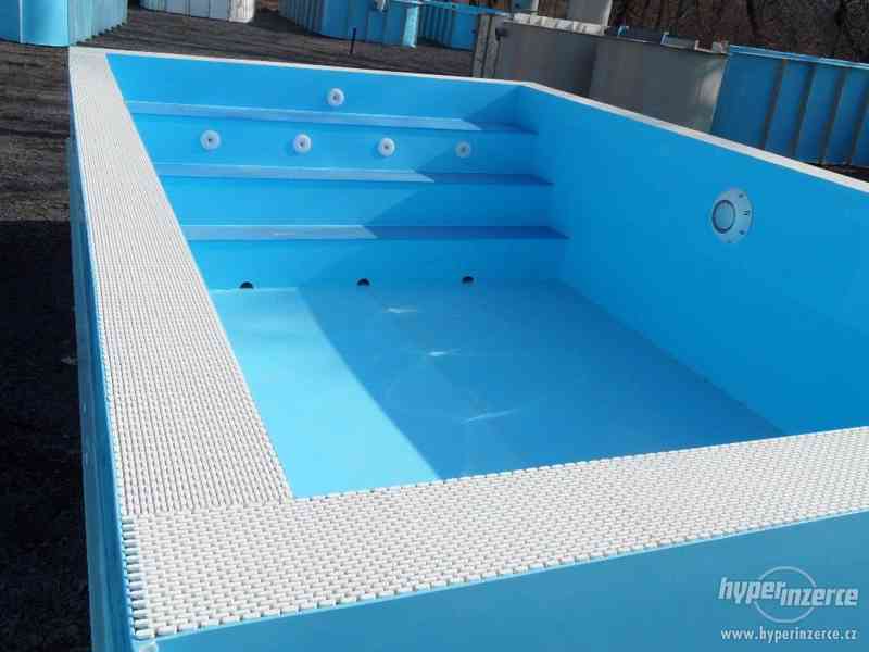 Luxusní přelivový bazén 660x330x120 AKCE - foto 3