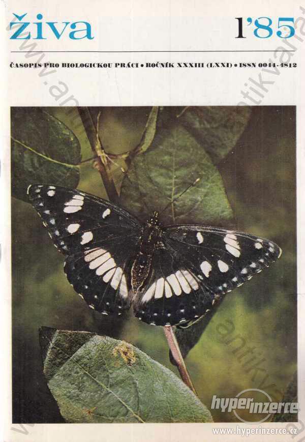 Živa časopis pro biologickou práci rok 1985 - foto 1