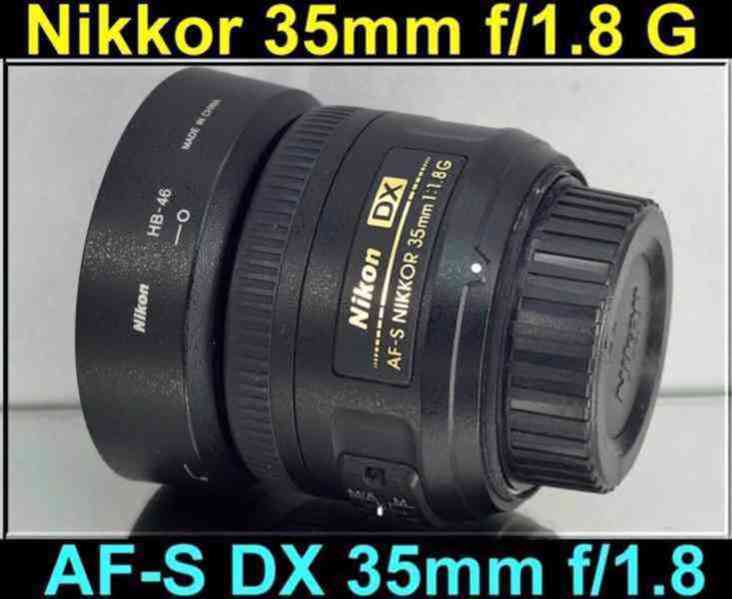 Nikon AF-S Nikkor 35 mm f/1.8 G **DX Pevný lens