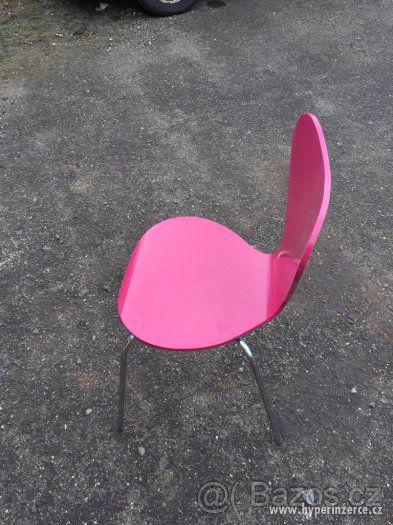 židle růžové - foto 3