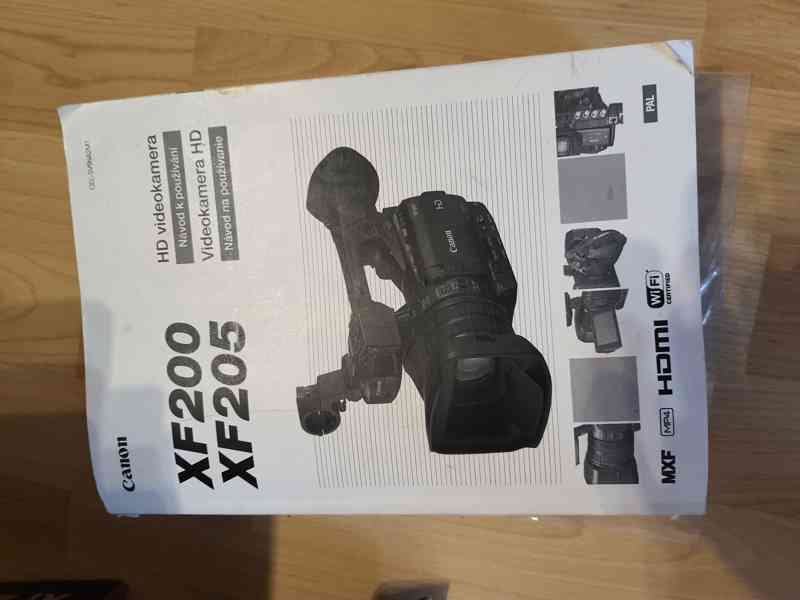 Canon xf200 poloprofesionální kamera, pouze 24 hodin - foto 3
