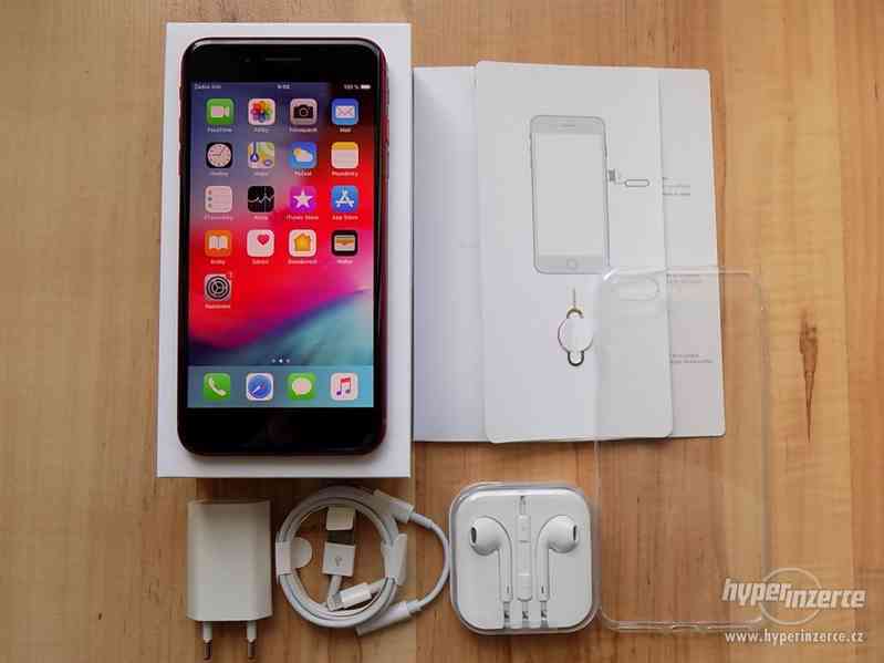 APPLE iPhone 8 PLUS 64GB Red - ZÁRUKA - TOP STAV - foto 1
