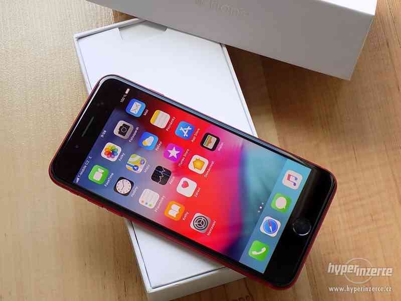 APPLE iPhone 8 PLUS 64GB Red - ZÁRUKA - TOP STAV - foto 3