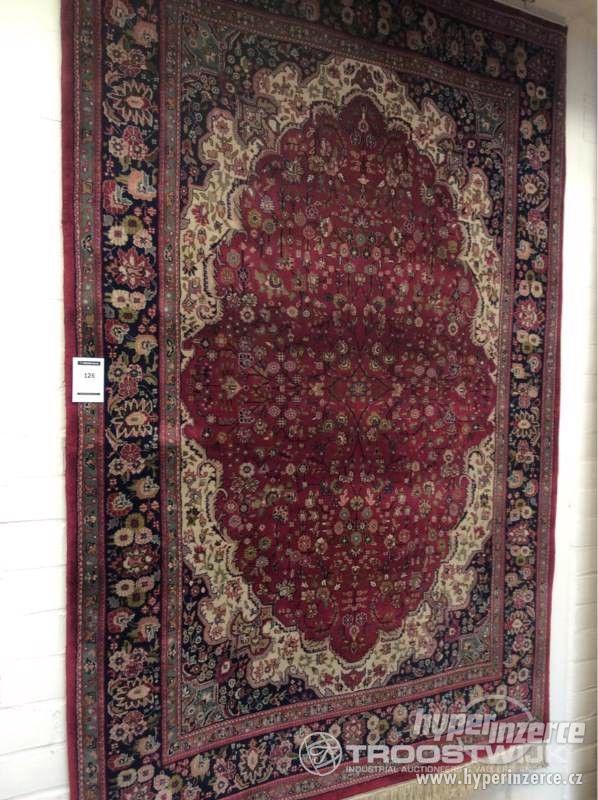 Nádherný, ručně vázaný indický koberec - foto 2
