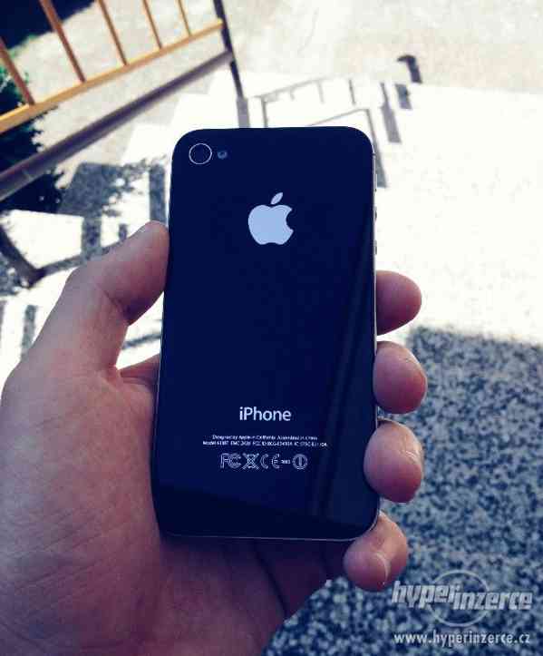 iPhone 4S, obal, kabeláž, iOS 9.3.2. - Plně funkční. - foto 1