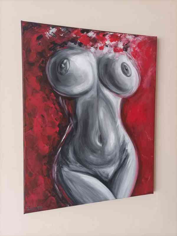 Obraz 40x50, figura, moderní umění  - foto 3