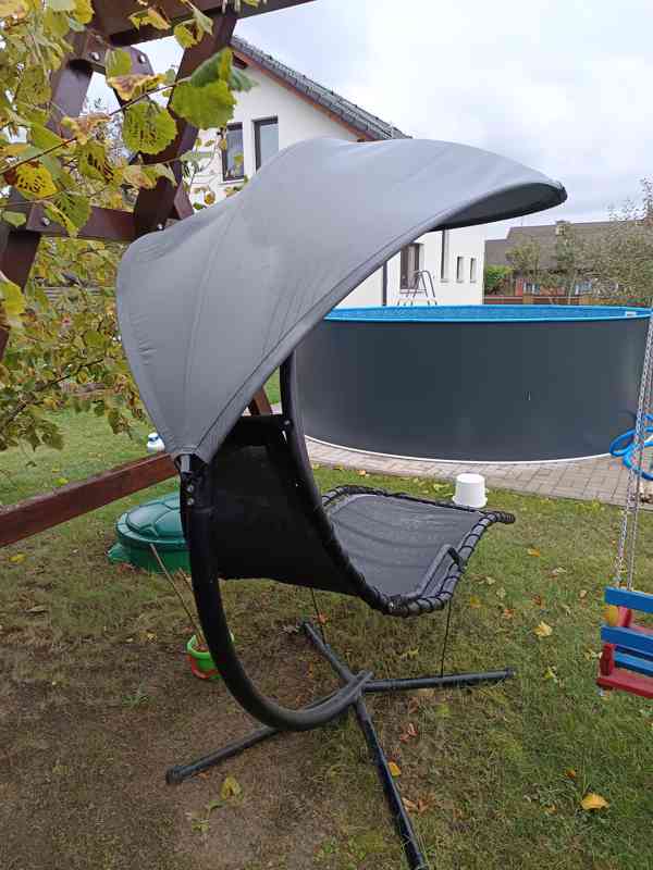 Zahradní relaxační lehátko, houpačka  - foto 3