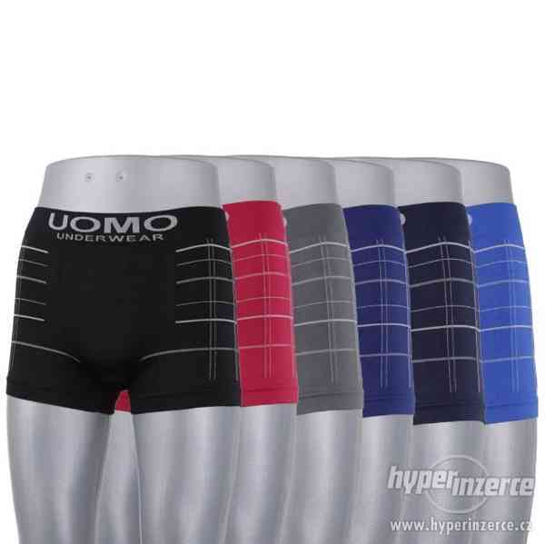 Pánské značkové boxerky UOMO, 3 ks - nové s dopravou zdarma - foto 1