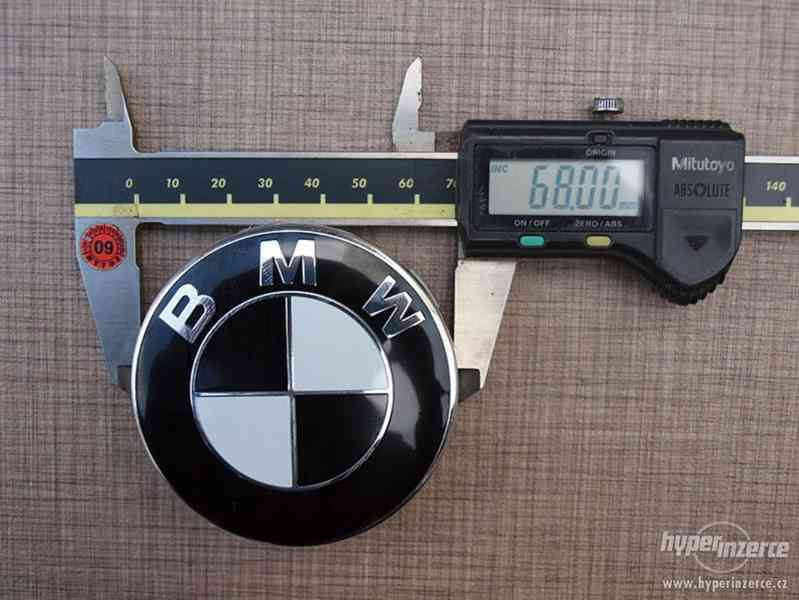 Středové pokličky = BMW = 68mm = NOVÉ – ČERNO-BÍLÉ ! - foto 6