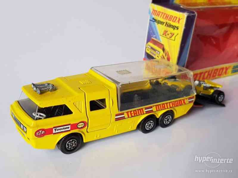 MatchBox Super Kings K-7 RACING CAR TRANSPORTER - foto 11