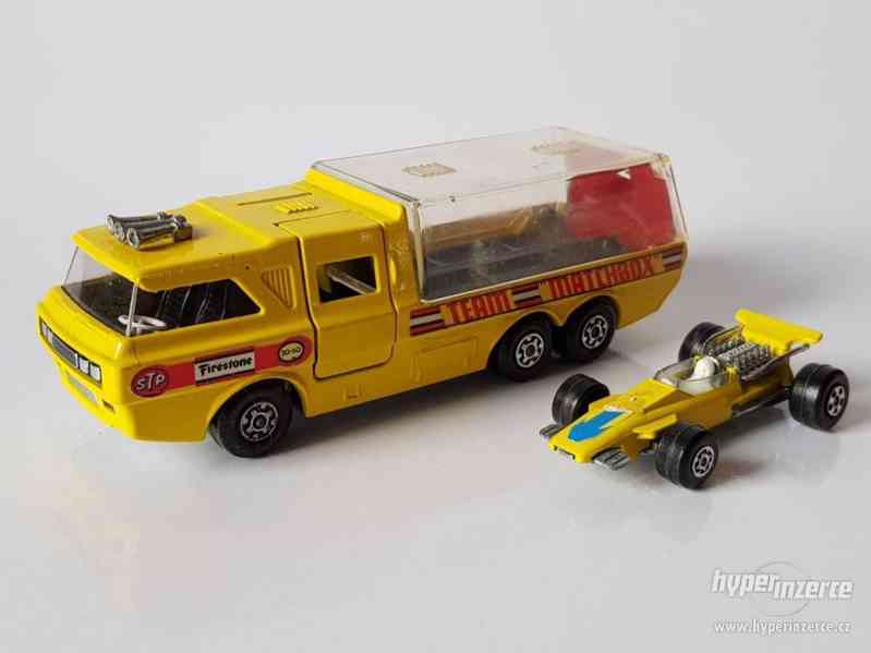 MatchBox Super Kings K-7 RACING CAR TRANSPORTER - foto 12