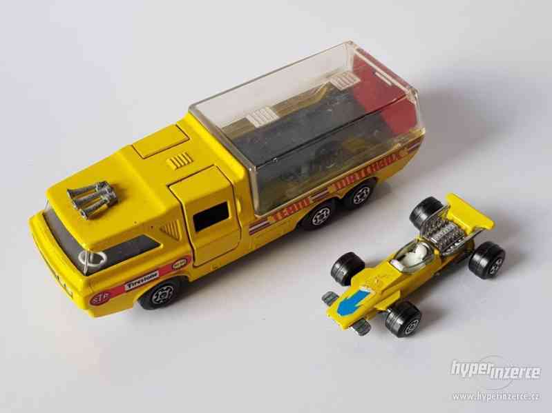 MatchBox Super Kings K-7 RACING CAR TRANSPORTER - foto 13