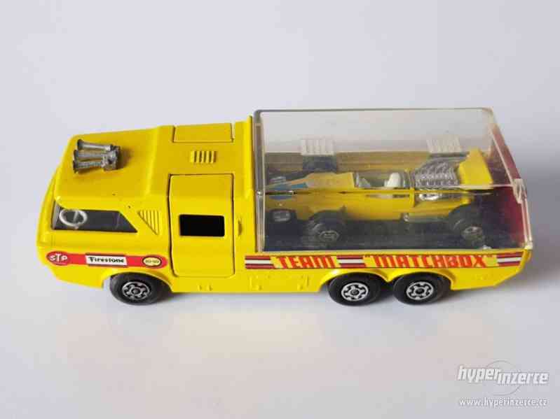 MatchBox Super Kings K-7 RACING CAR TRANSPORTER - foto 18