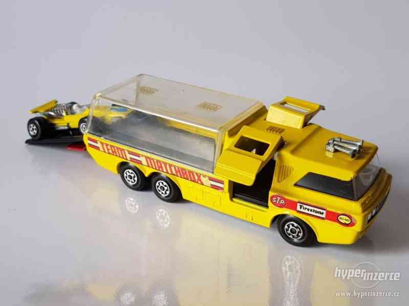 MatchBox Super Kings K-7 RACING CAR TRANSPORTER - foto 22