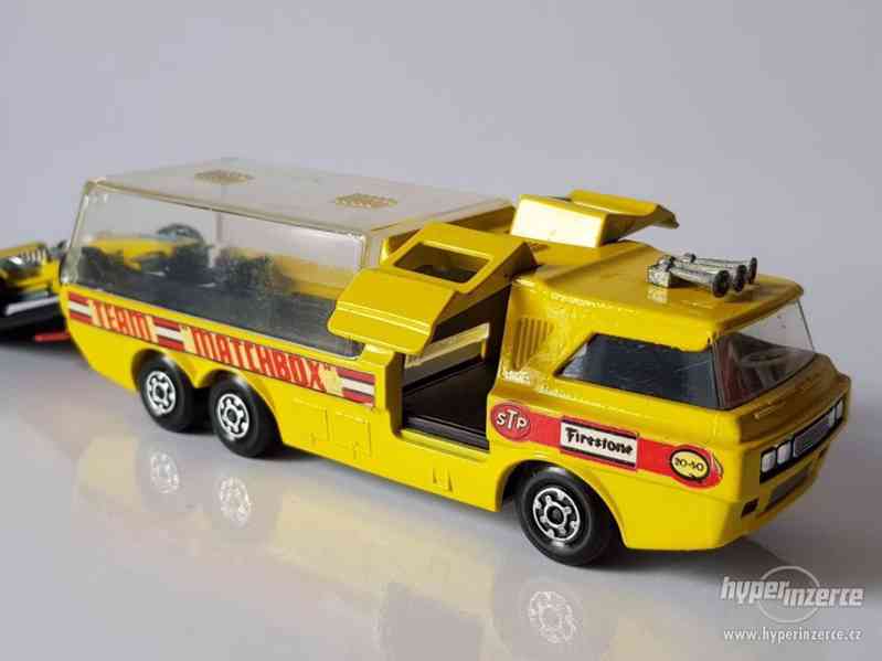 MatchBox Super Kings K-7 RACING CAR TRANSPORTER - foto 23