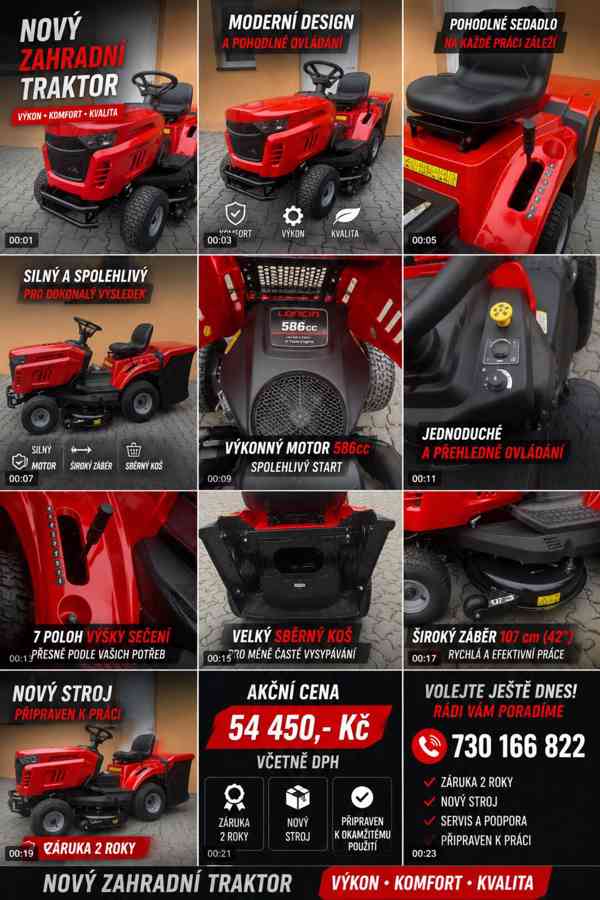Zahradní traktor TB GARDEN LT-40R Opava - foto 15