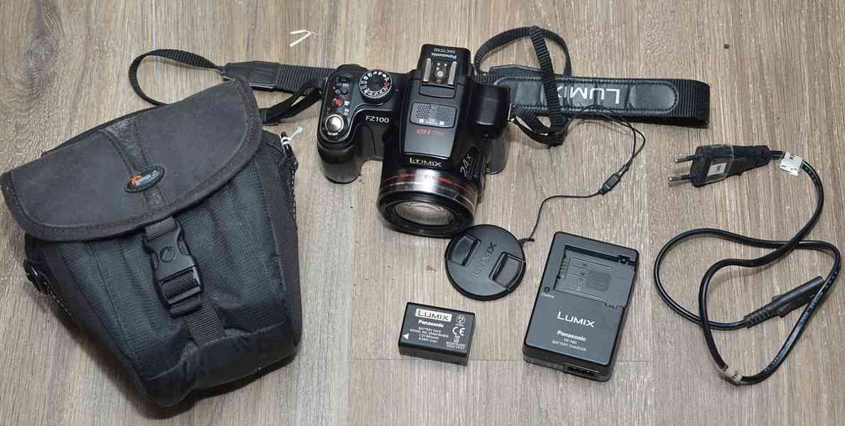 Panasonic Lumix DMC-FZ100 24x Op.Zoom*Full HDV*BAG - foto 3