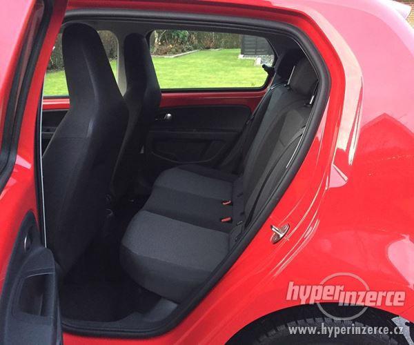 VW Up! 1,0 60 Move Up! BMT 2014 km 100000 Červené ABS airbag - foto 6