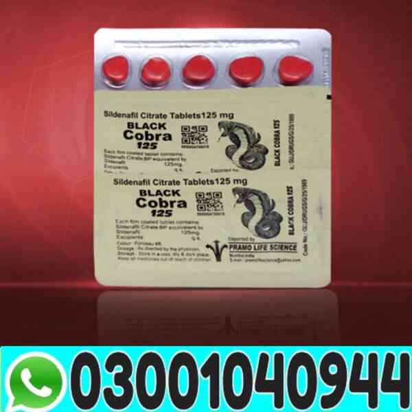 Black Cobra 125mg Tablets in Lahore _ 03001040944 ^ In Stock