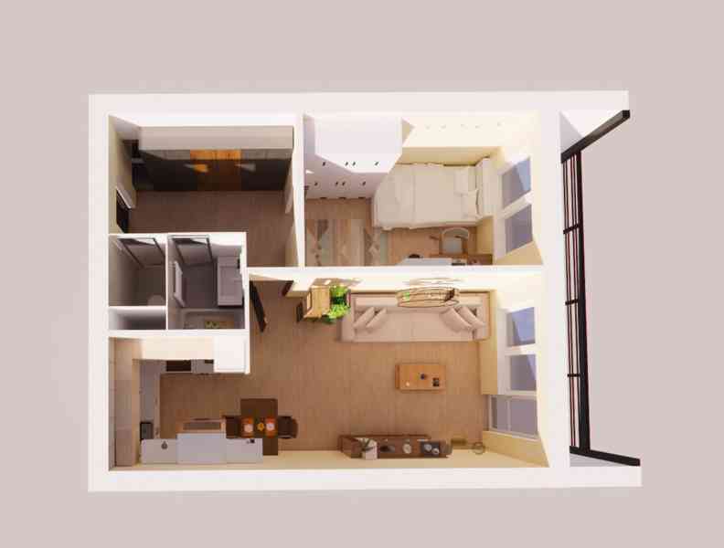 Prodej bytu 2kk, 40 m2, v osobním vlastnictví, ul.Trnovanská - foto 5
