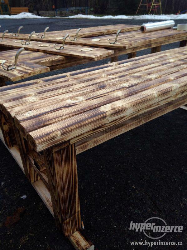 Dřevěná lavice - foto 2