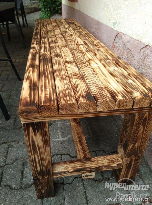 Dřevěná lavice - foto 3