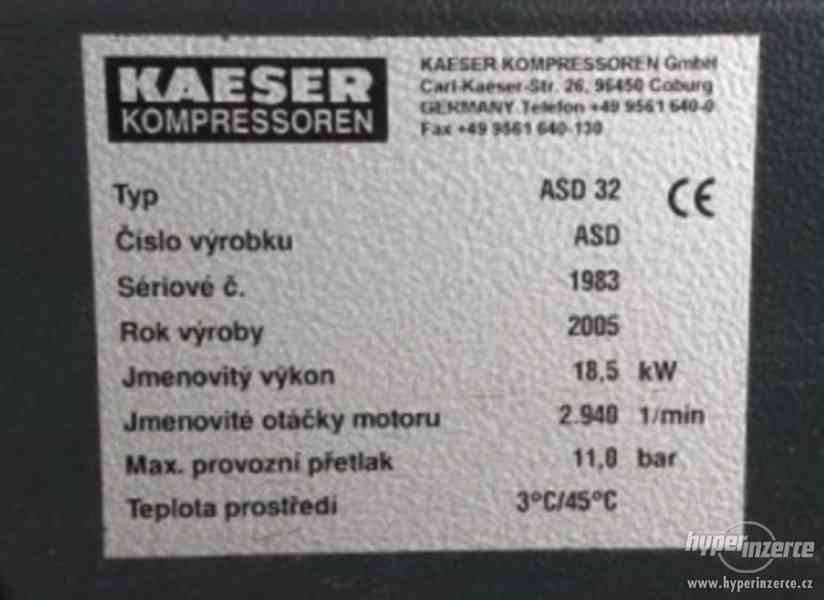 Zánovní šroubový kompresor KAESER ASD 32 - foto 3
