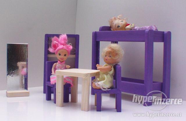 Dřevěný nábytek pro panenky pokojíček - foto 2