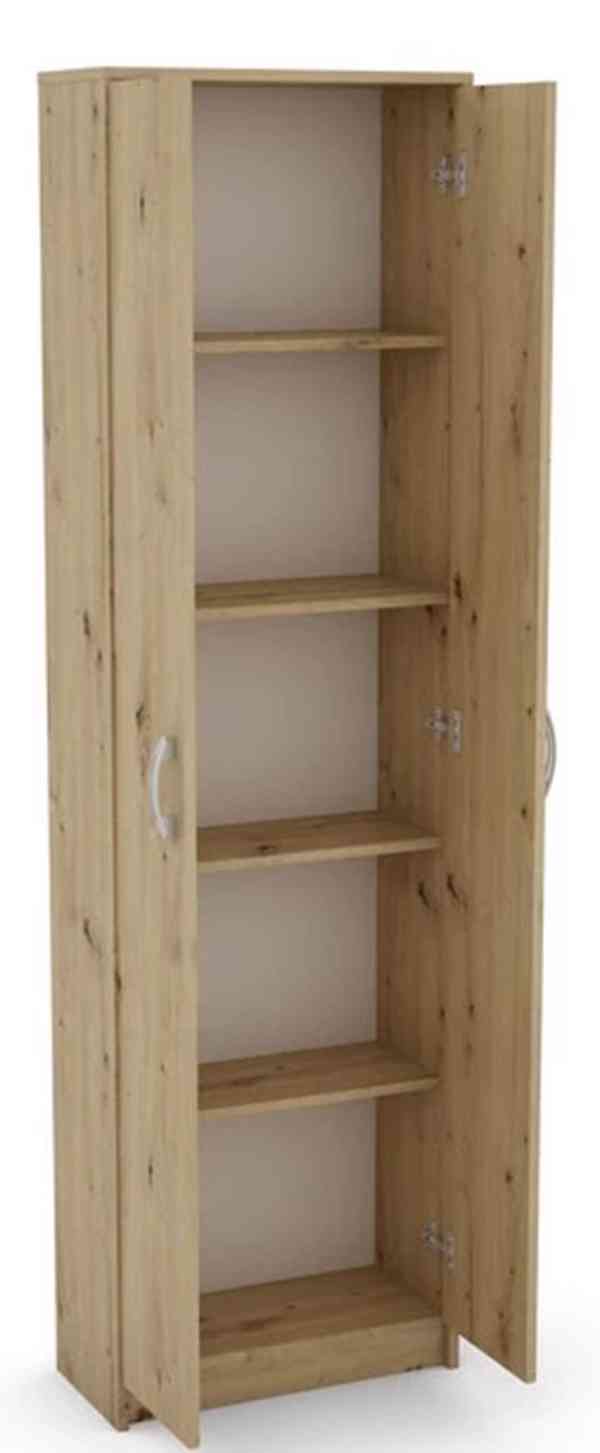 Předsíňová a botníková skříň (2 ks) - dekor dub - foto 4