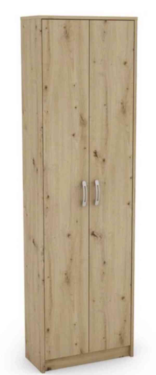 Předsíňová a botníková skříň (2 ks) - dekor dub - foto 2