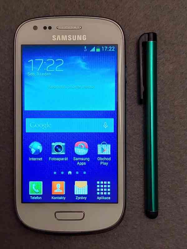 Mobilní telefon SAMSUNG Galaxy S III. mini - JAKO NOVÝ - foto 2