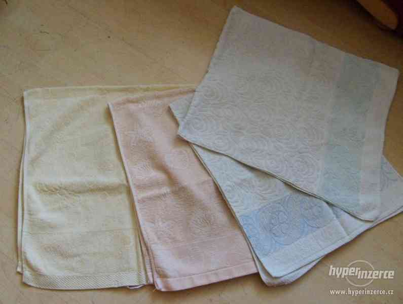 4 x froté ručník s plastickým vzorem - foto 2