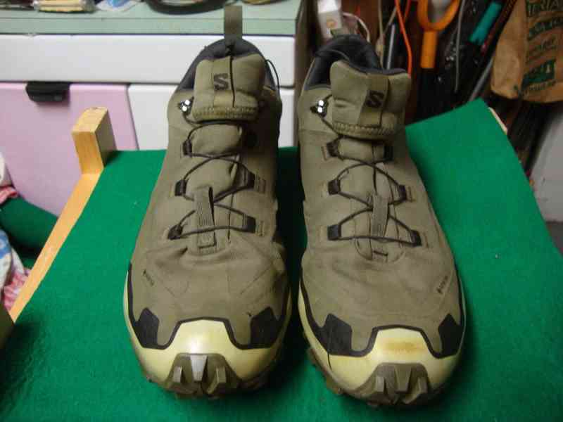 Pánské trekové boty SALOMON CROSS HIKE GTX 2 zelené vel.44 - foto 2