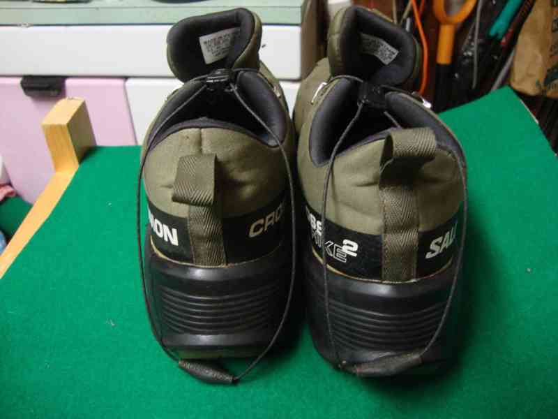 Pánské trekové boty SALOMON CROSS HIKE GTX 2 zelené vel.44 - foto 4