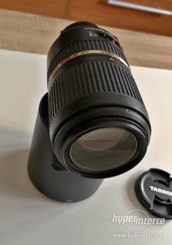 Prodám objektiv Tamron SP 70-300, - foto 1