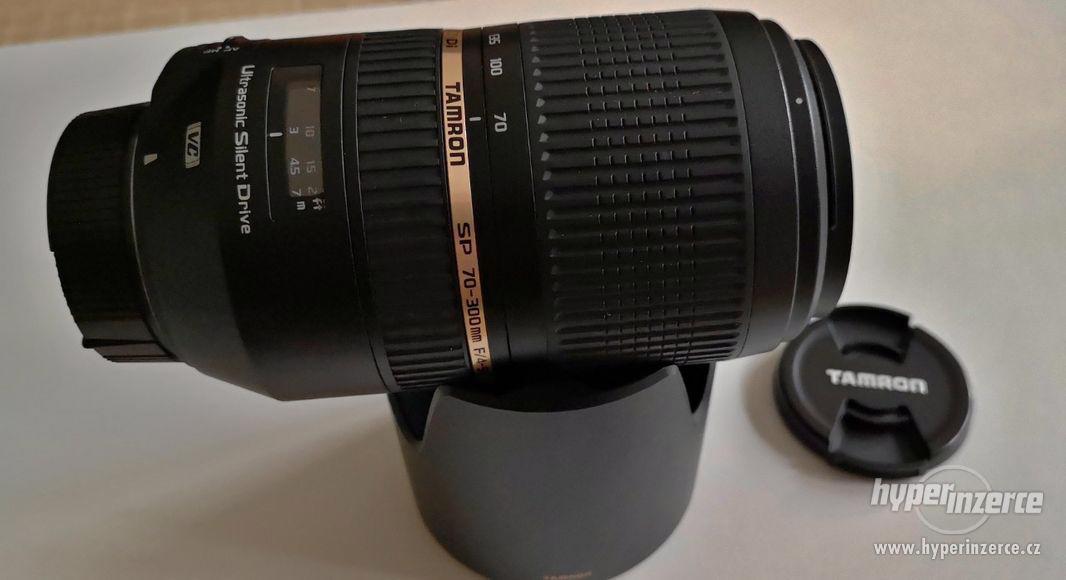 Prodám objektiv Tamron SP 70-300, - foto 2