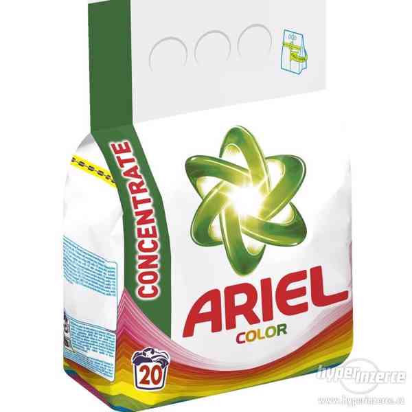 ARIEL prací kapsule, gel, prášek - foto 1