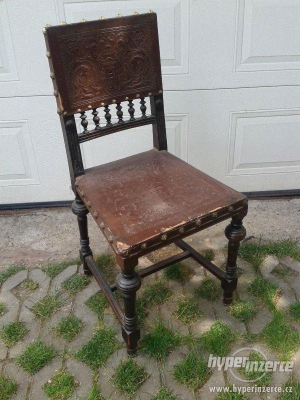 Prodám velmi levně 6 ks. starožitných židlí - foto 1