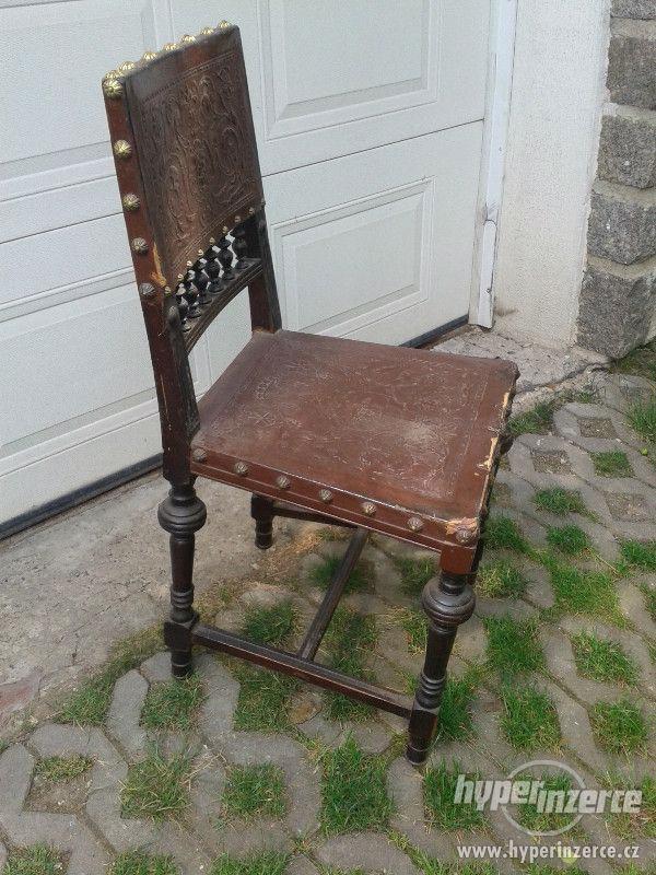 Prodám velmi levně 6 ks. starožitných židlí - foto 2