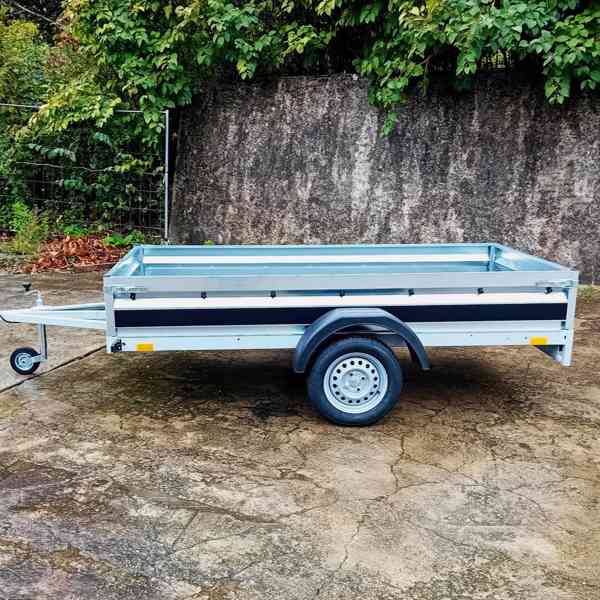 Přívěsný vozík profi NOVÝ 2,35mx1,30, svařovaný rám, DPH - foto 6