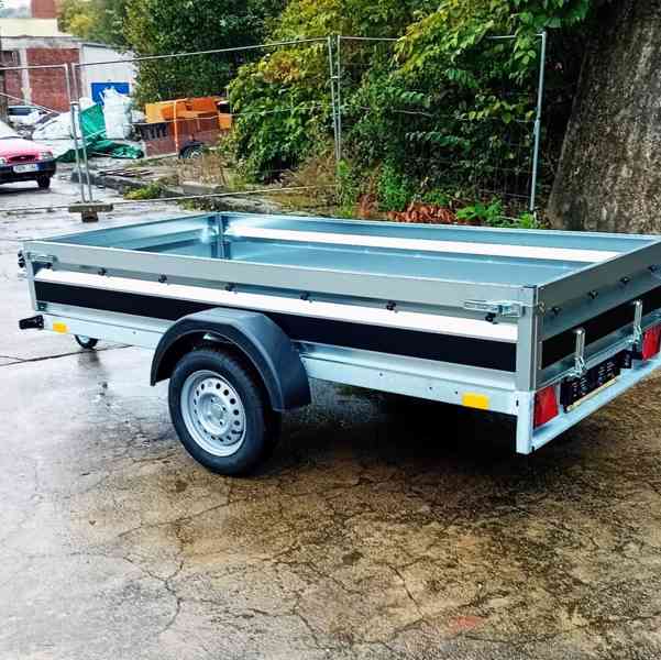 Přívěsný vozík profi NOVÝ 2,35mx1,30, svařovaný rám, DPH - foto 7